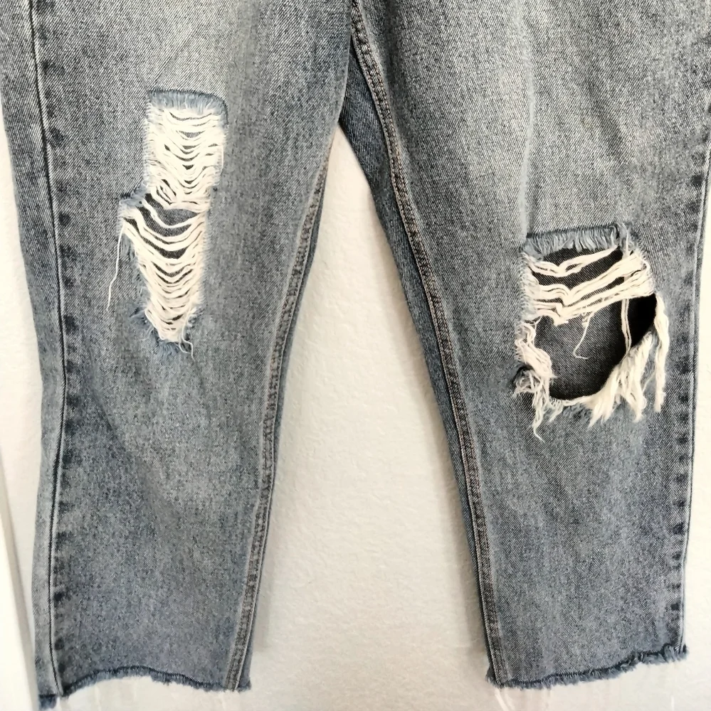 Twelve Distress High Rise Jeans - Picture 4 of 8